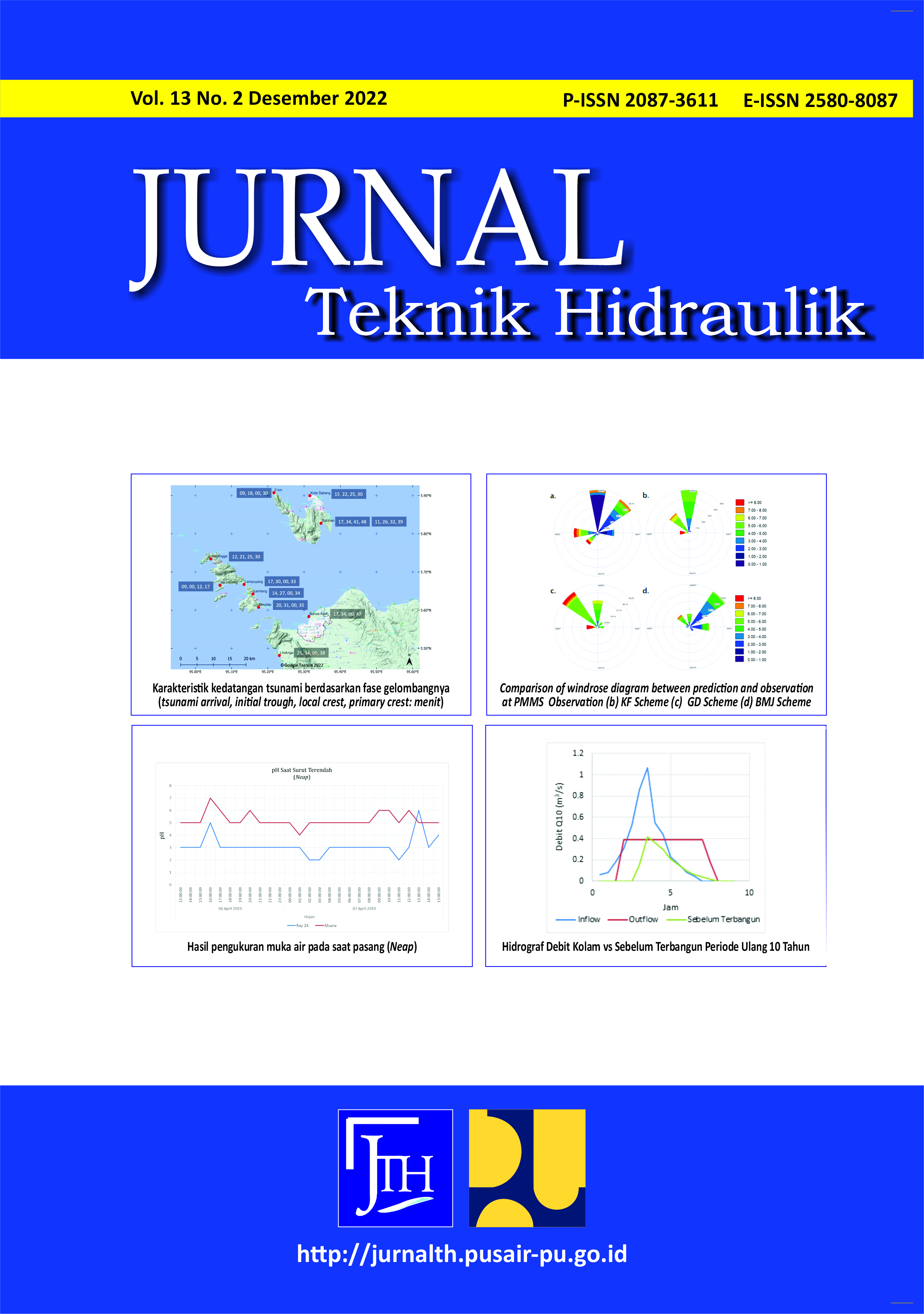 					View Vol. 13 No. 2 (2022): JURNAL TEKNIK HIDRAULIK
				