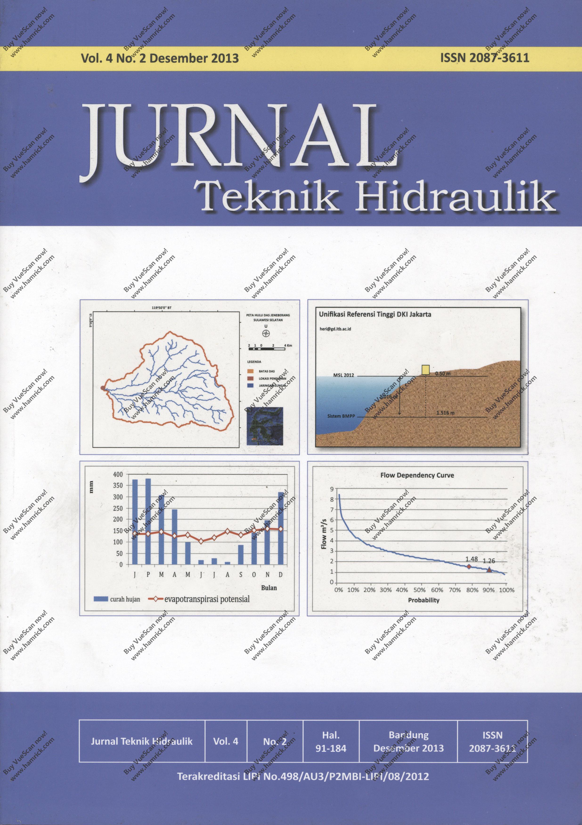 					View Vol. 4 No. 2 (2013): JURNAL TEKNIK HIDRAULIK
				